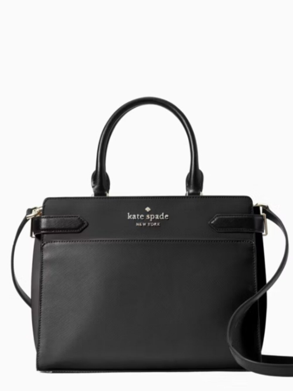 kate spade Staci Medium Satchel Black NWT